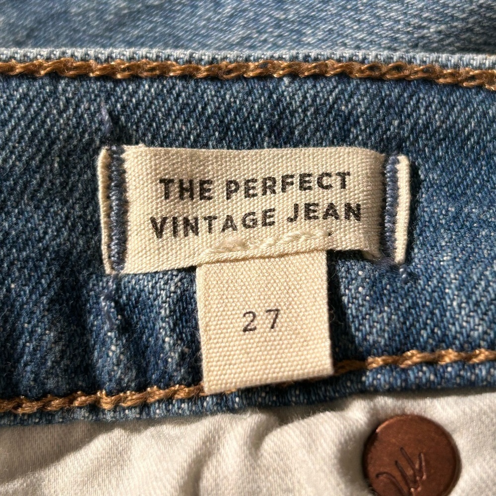 Madewell The Perfect Vintage Jean Ripped Edition NC328, size 27 - Picture 5 of 9